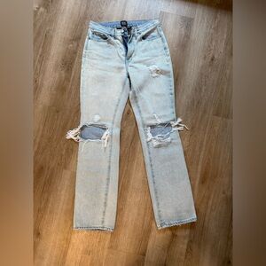 BDG Light Wash Distressed Bootcut Jeans